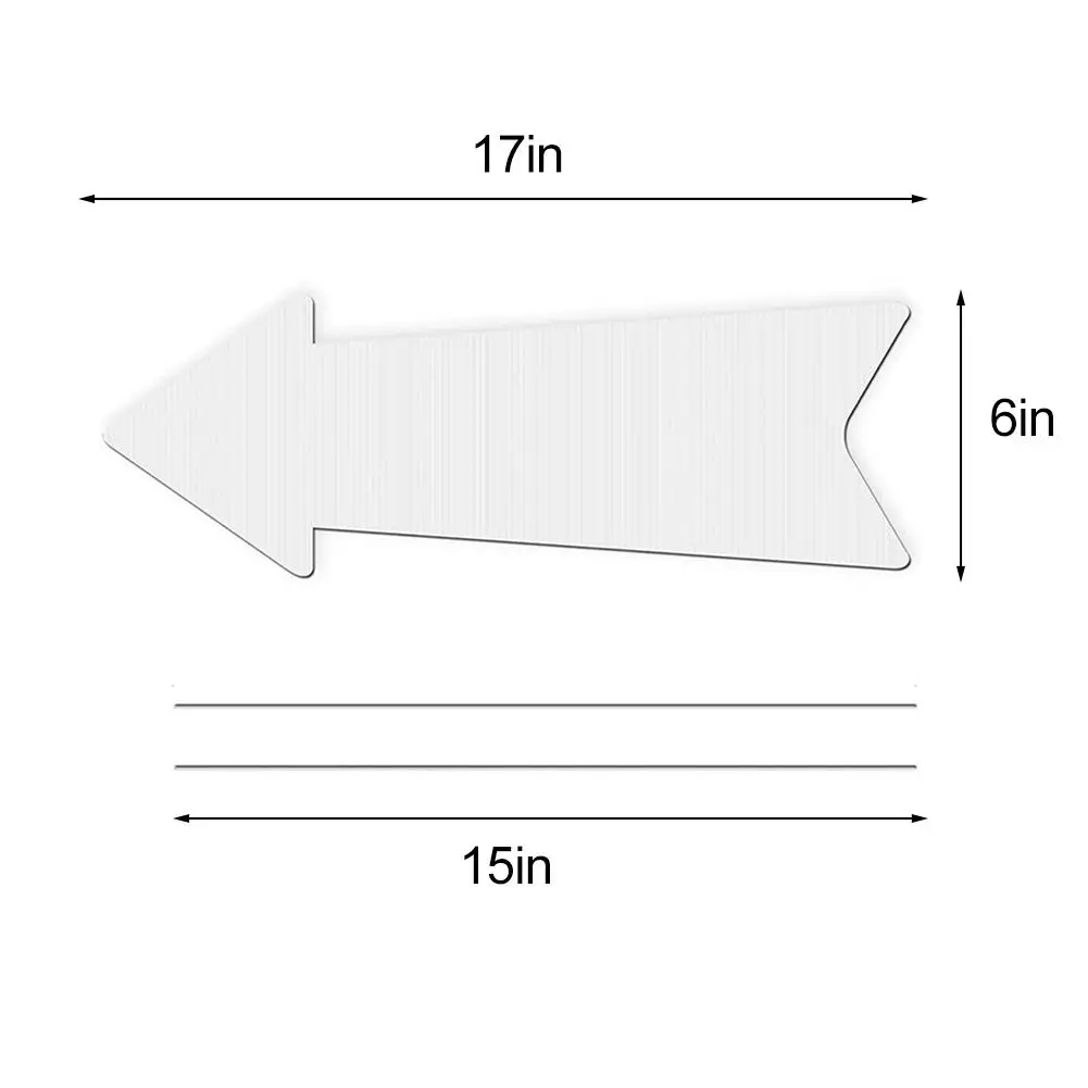 Yard Sign Blank - Waterproof DIY Blank Yard Signs with