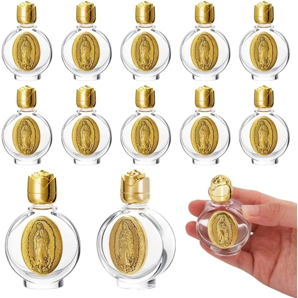 Water Bottle Blank - 12/2Pcs Holy Water Bottles 0.5 Floz