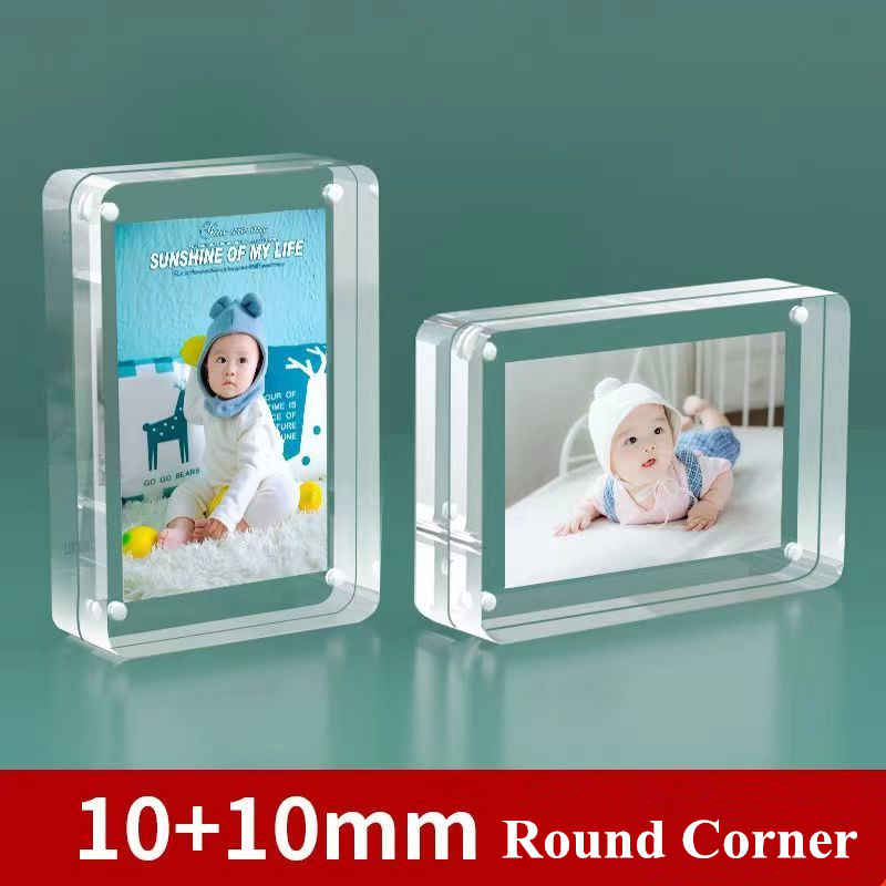 Photo Acrylic Block - 4x6cm / 6x9cm Double Sided Magnetic