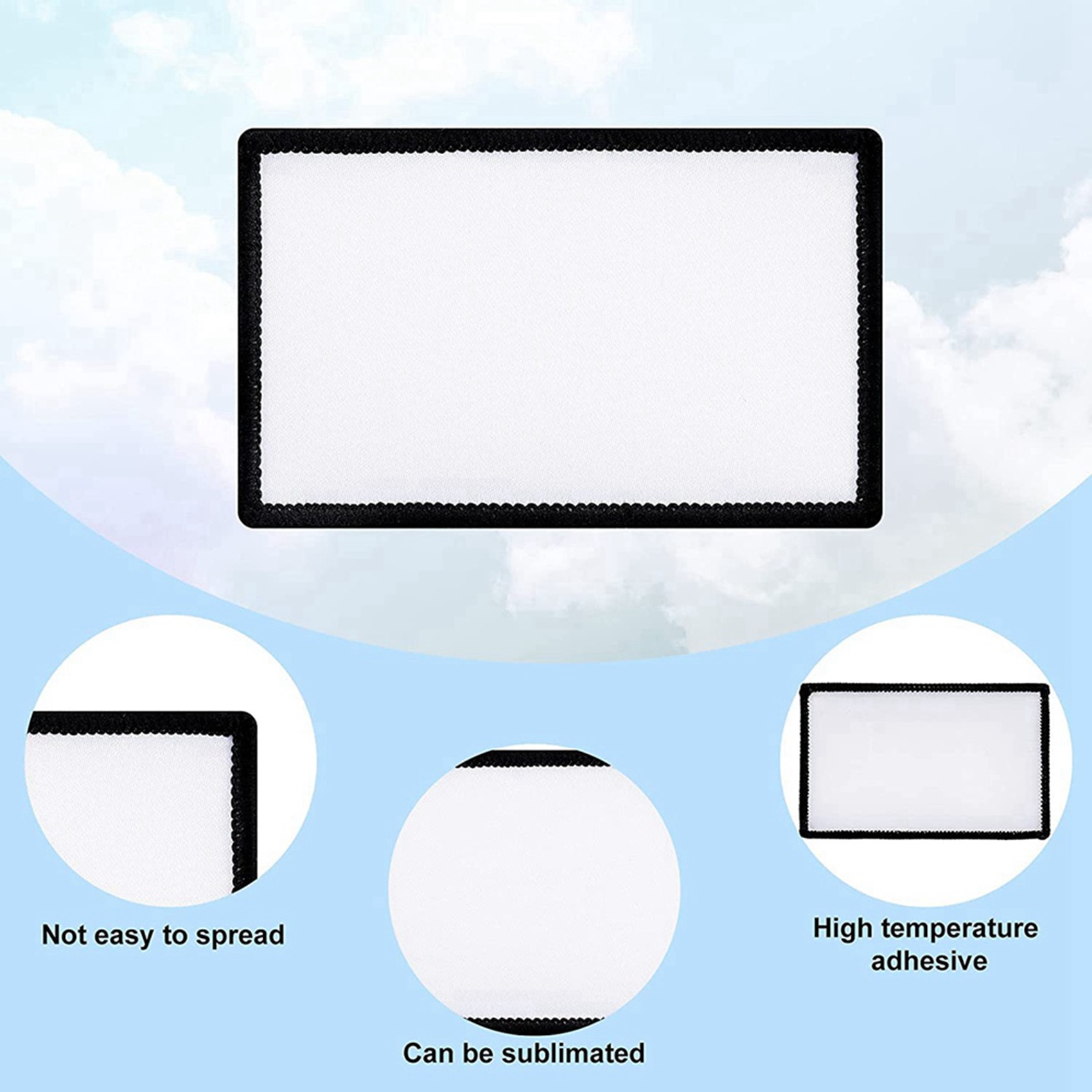Hat Sublimation Blank - 42 Pcs Sublimation Patches Blank Fabric