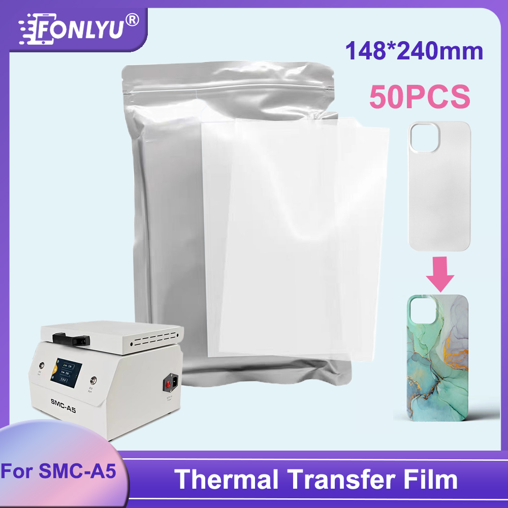 Phone Case Blank Print - Fonlyu 50PCS 3D Sublimation Film Paper
