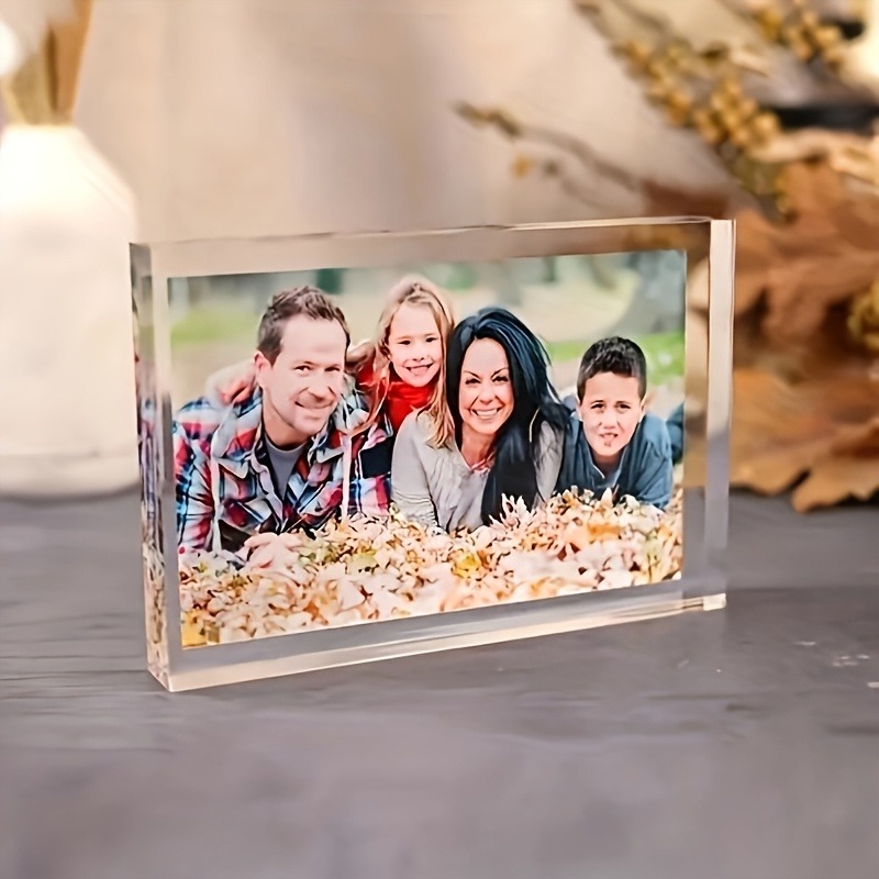 Photo Acrylic Block - Custom Photo Acrylic Personalized Gift For