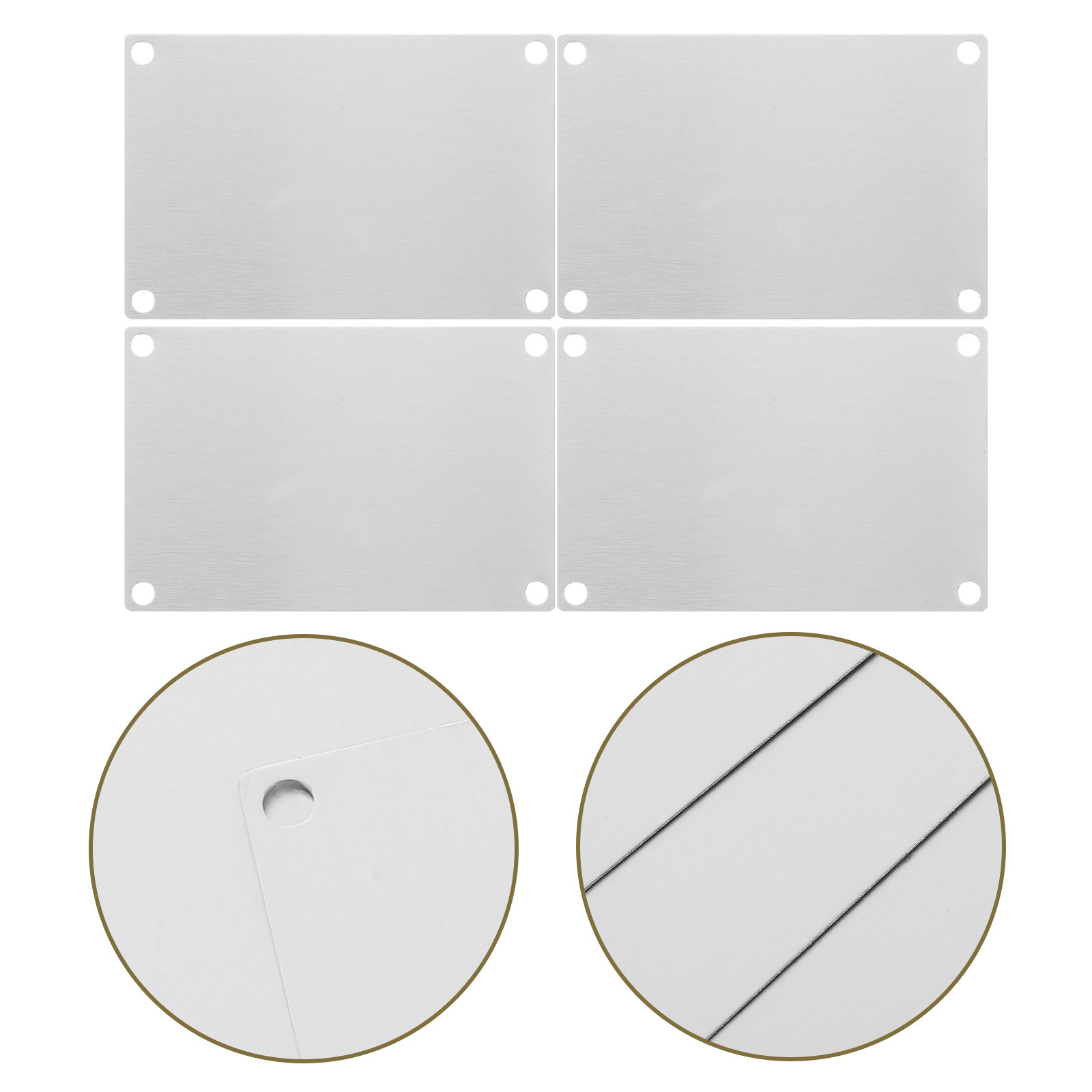 Yard Sign Blank - 5Pcs Blank Stainless Steel Outdoor Yard