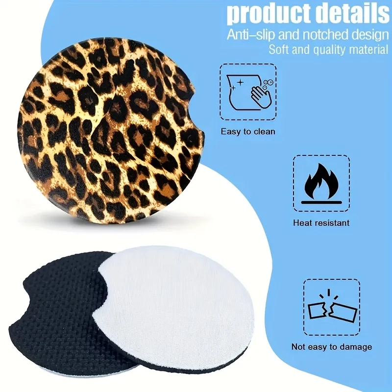 20pcs Sublimated Blank Car Coa - огляд і ціна Coaster Sublimation Blank