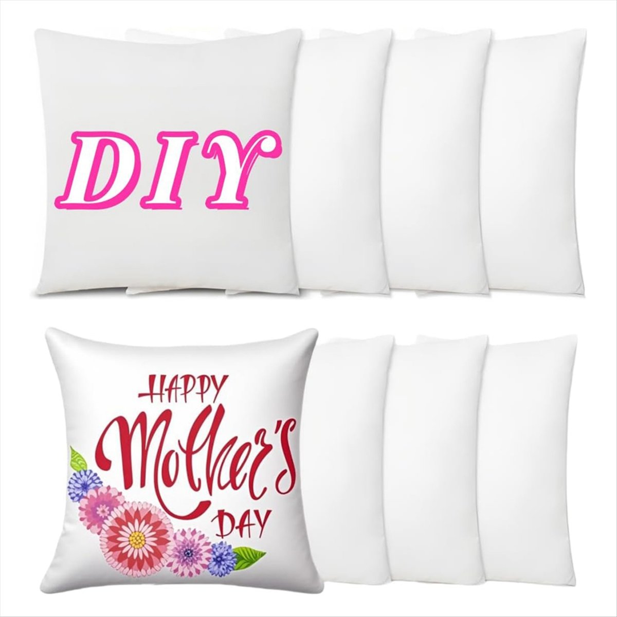 N14R Top 8pcs Sublimation Blan - огляд і ціна Pillow Cover Sublimation