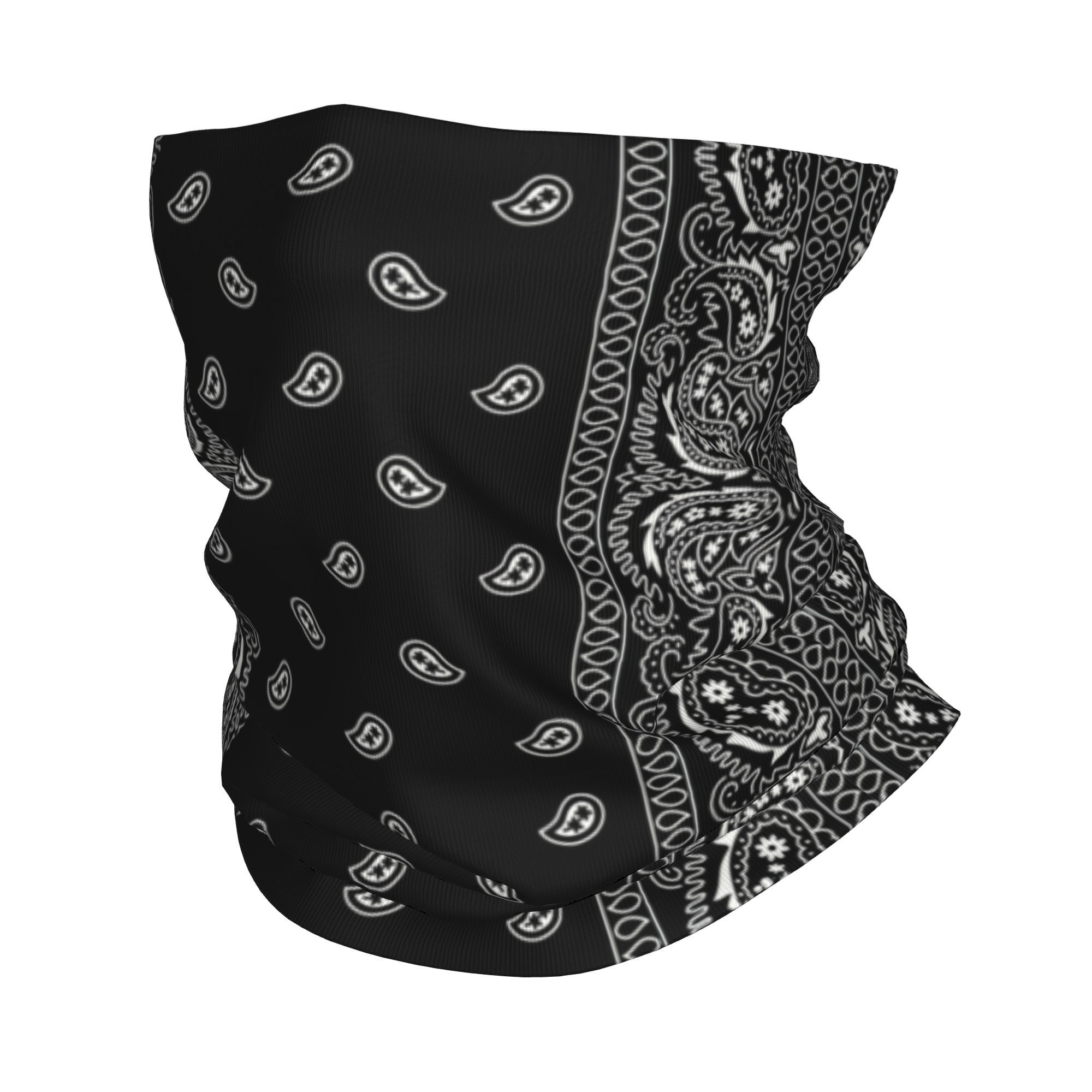 Custom Black And White Paisley - огляд і ціна Bandana Blank White