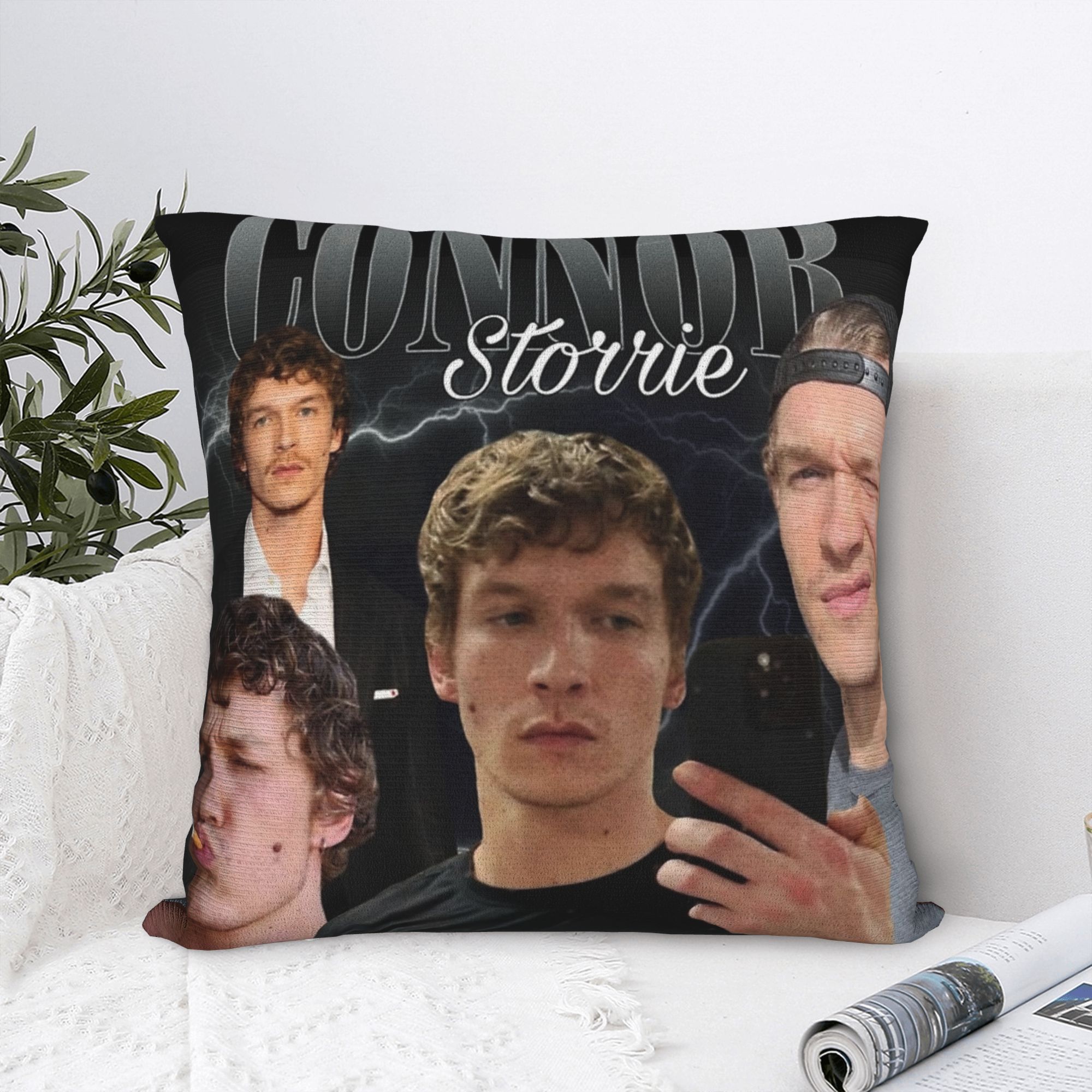 Connor Storrie Heated Rivalry  - огляд і ціна Pillow Cover Sublimation