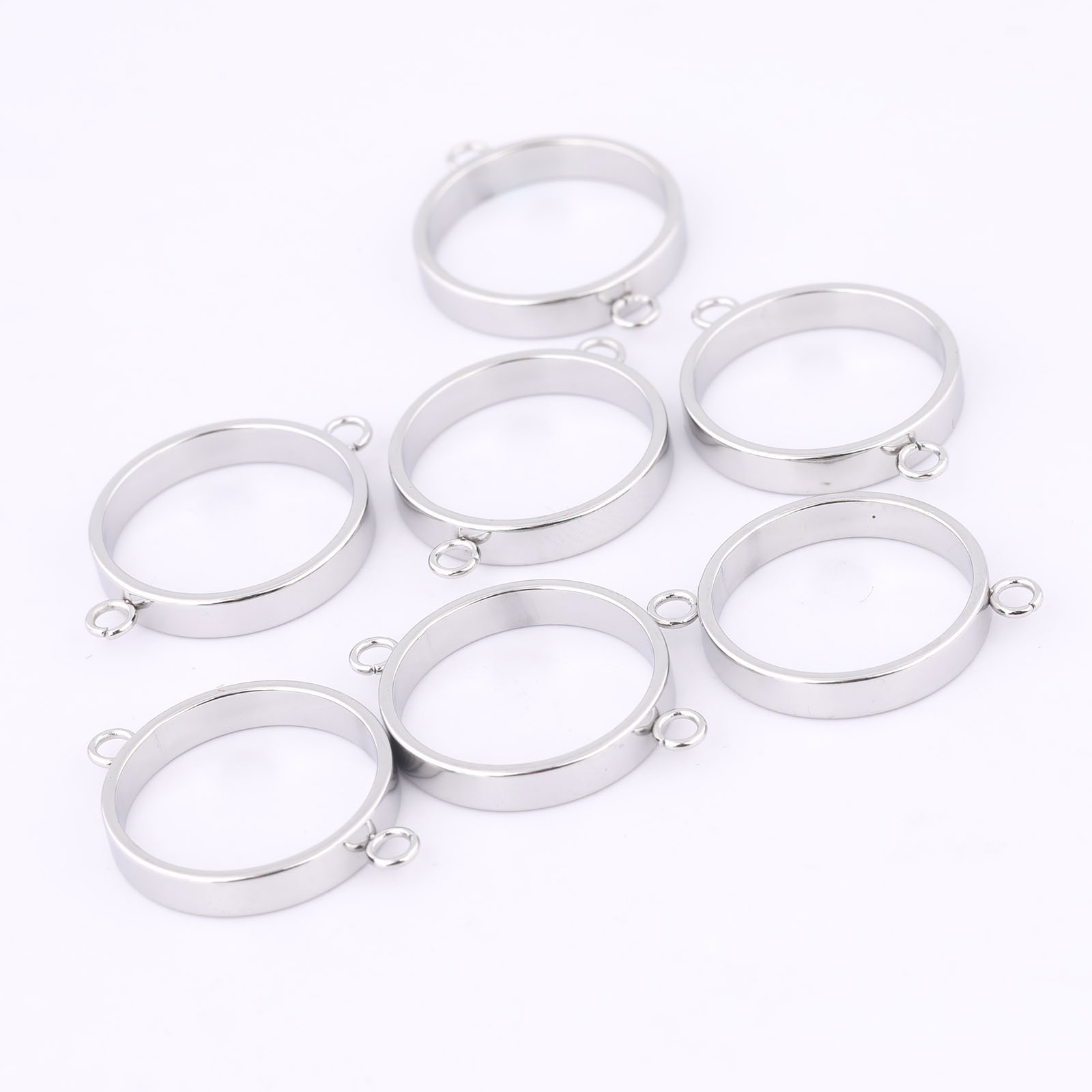 10pcs Stainless Steel 14mm Ope - огляд і ціна Metal Photo Panel