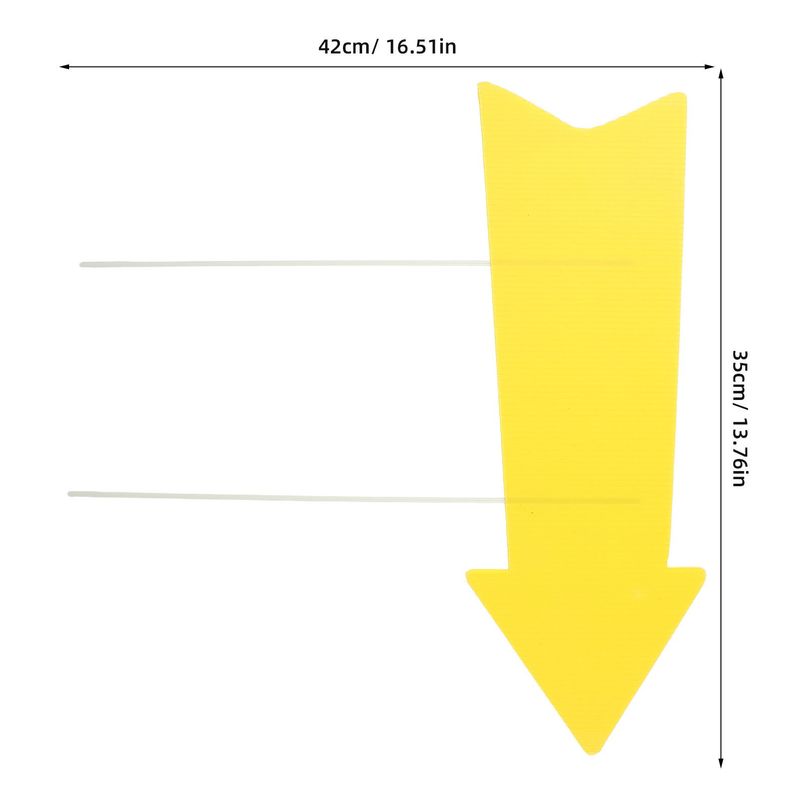 10Pcs Blank Arrow Yard Signs Y - огляд і ціна Yard Sign Blank