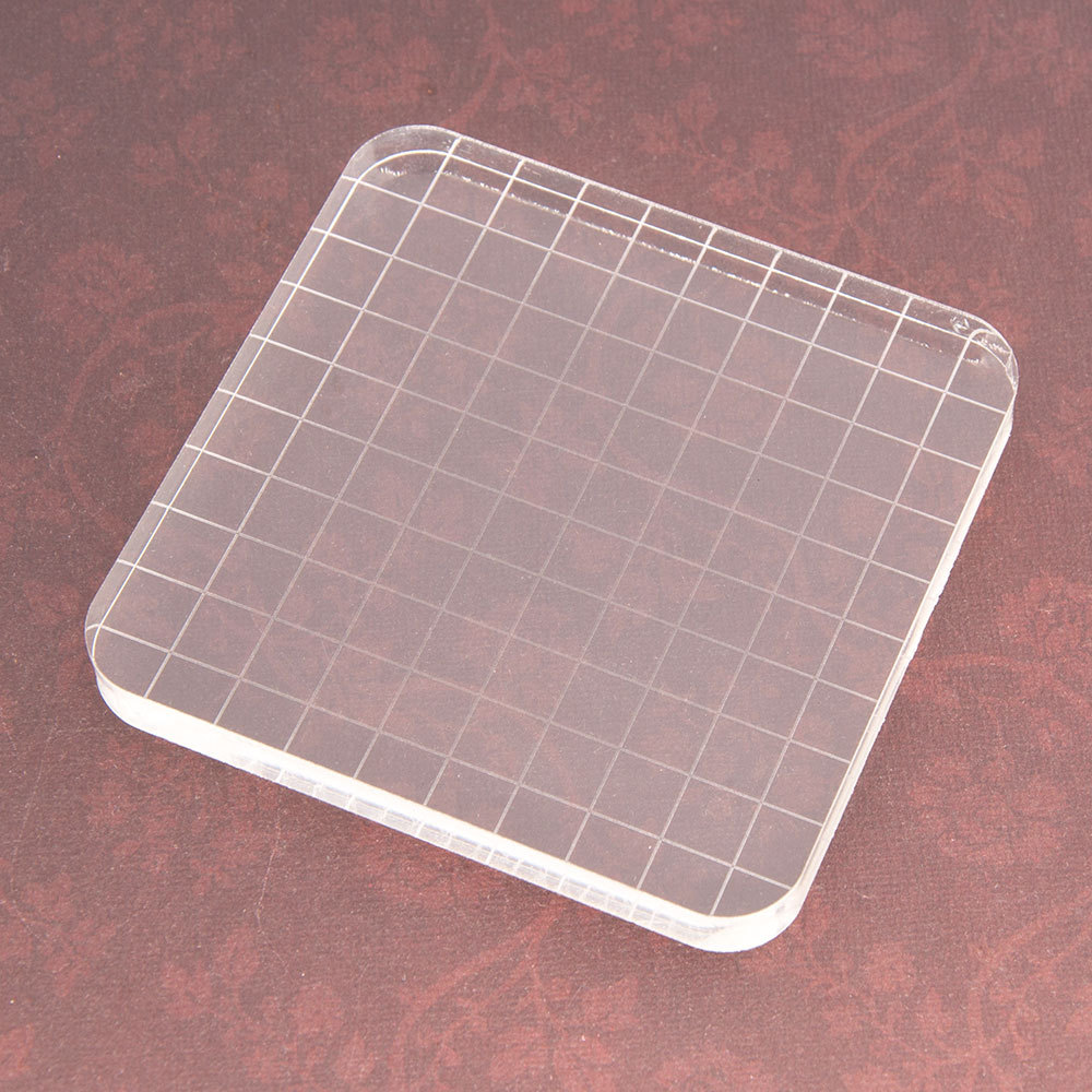 Clear Acrylic Stamp Block Use  - огляд і ціна Photo Acrylic Block