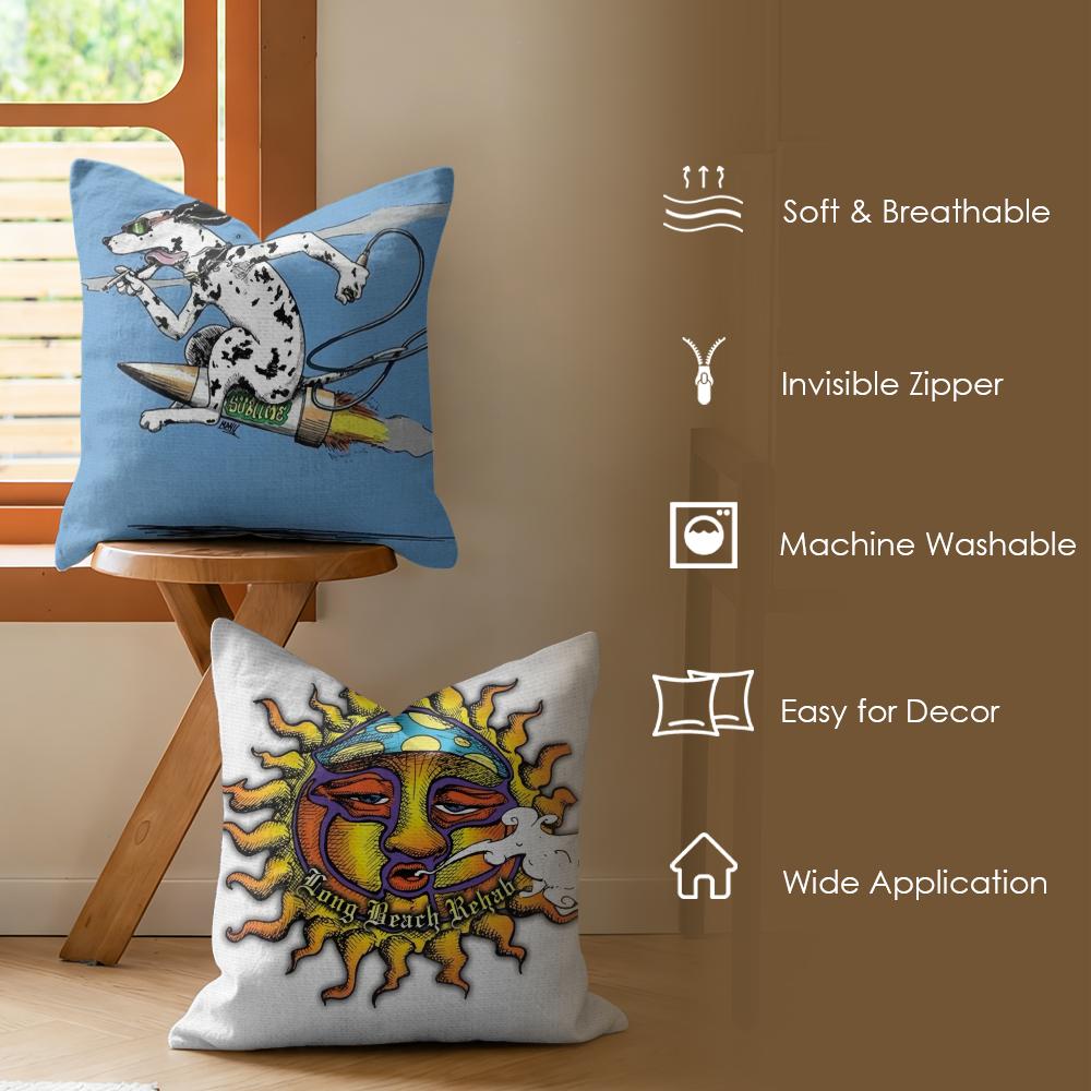 S-Sublime Band Reggae Cushion  - огляд і ціна Pillow Cover Sublimation