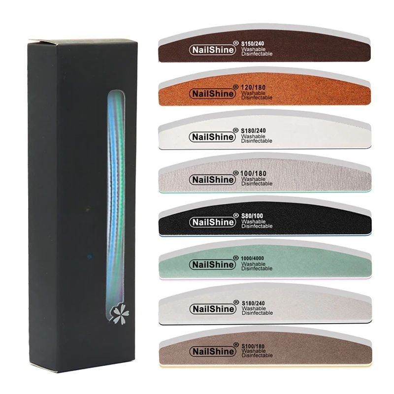 8Pcs/Box Nail File Buffer Kit  - огляд і ціна Photo Acrylic Block