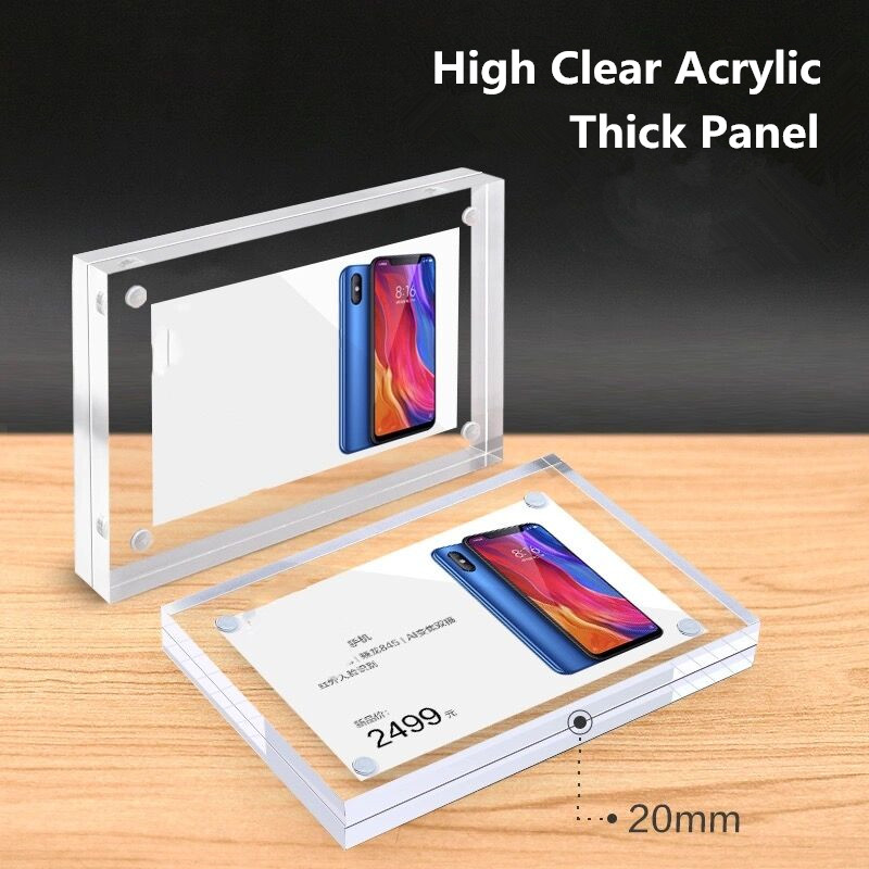 90x55mm Magnetic Acrylic Price - огляд і ціна Photo Acrylic Block
