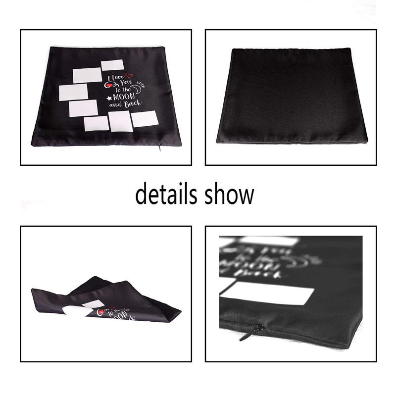 10pcs/Lot 7 Panels Blank Moon  - огляд і ціна Pillow Cover Sublimation