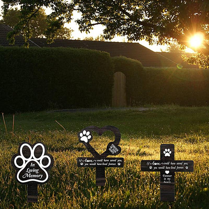 Dog Grave Marker Dog Cemetery  - огляд і ціна Yard Sign Blank