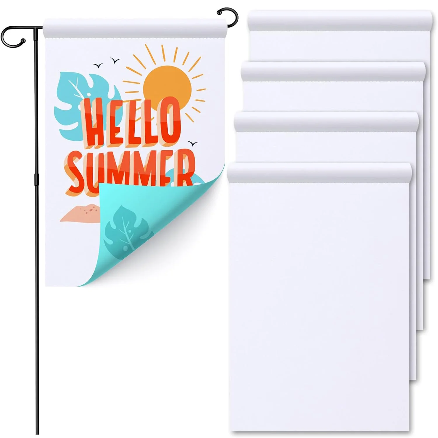 5pcs Double-Sided Blank Garden - огляд і ціна Yard Sign Blank