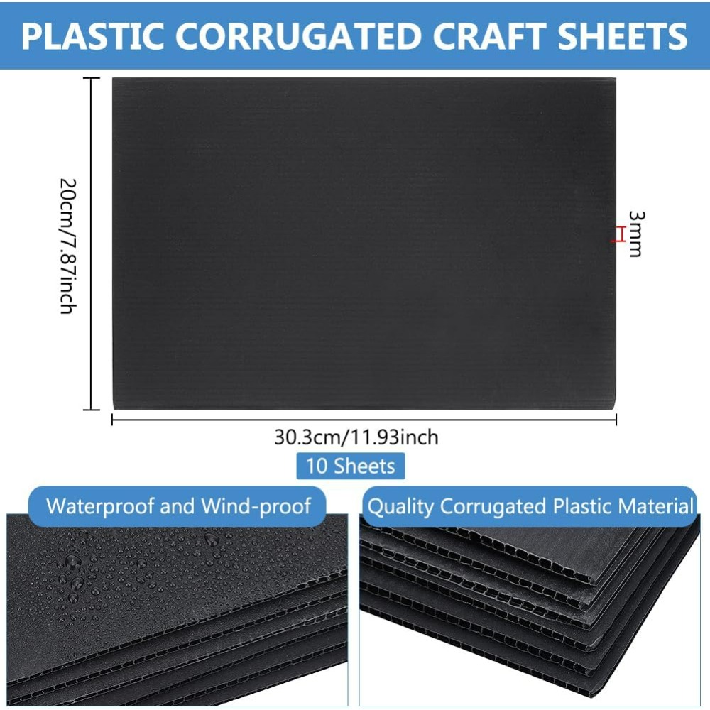 Plastic Sheets 12x7.8 Inch Stu - огляд і ціна Yard Sign Blank