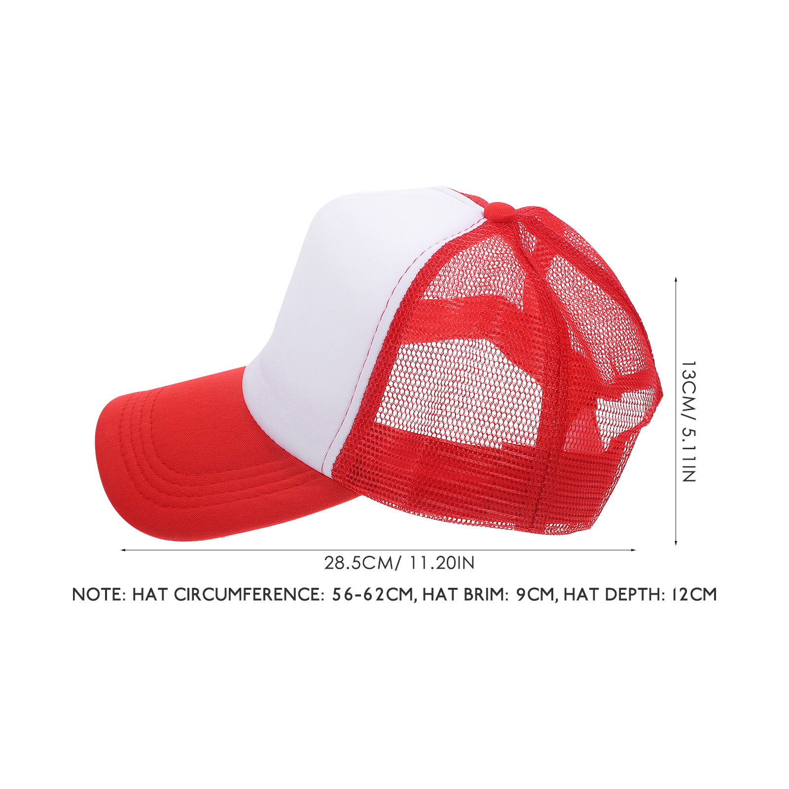10Pcs DIY Blank Mesh Baseball  - огляд і ціна Hat Sublimation Blank