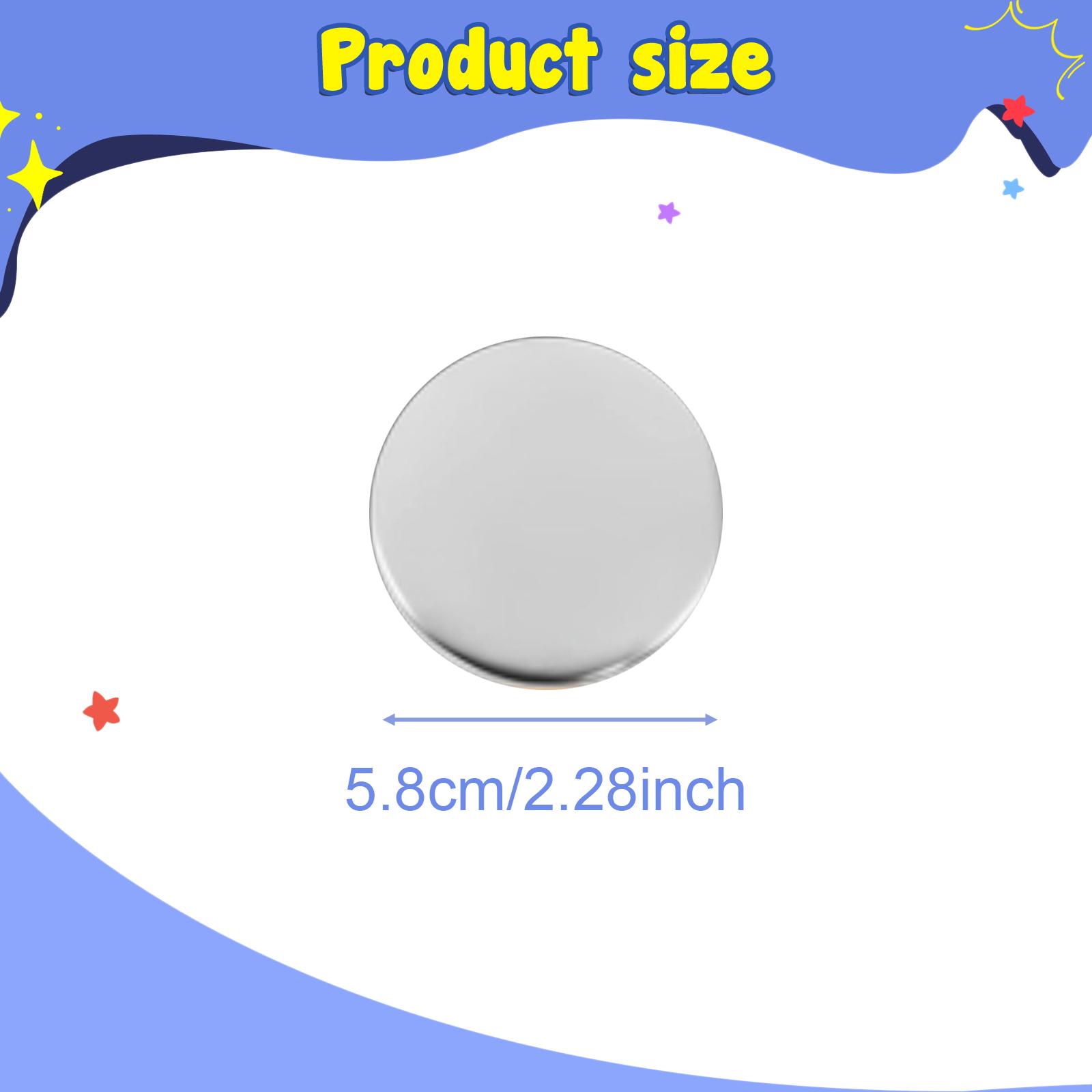 Button Badge Kit Metal Blank B - огляд і ціна Button Badge Blank