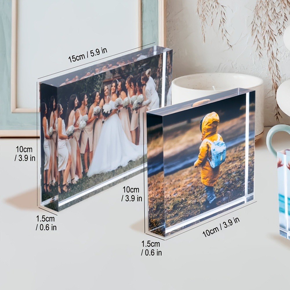 Personalized 3D Acrylic Photo  - огляд і ціна Photo Acrylic Block