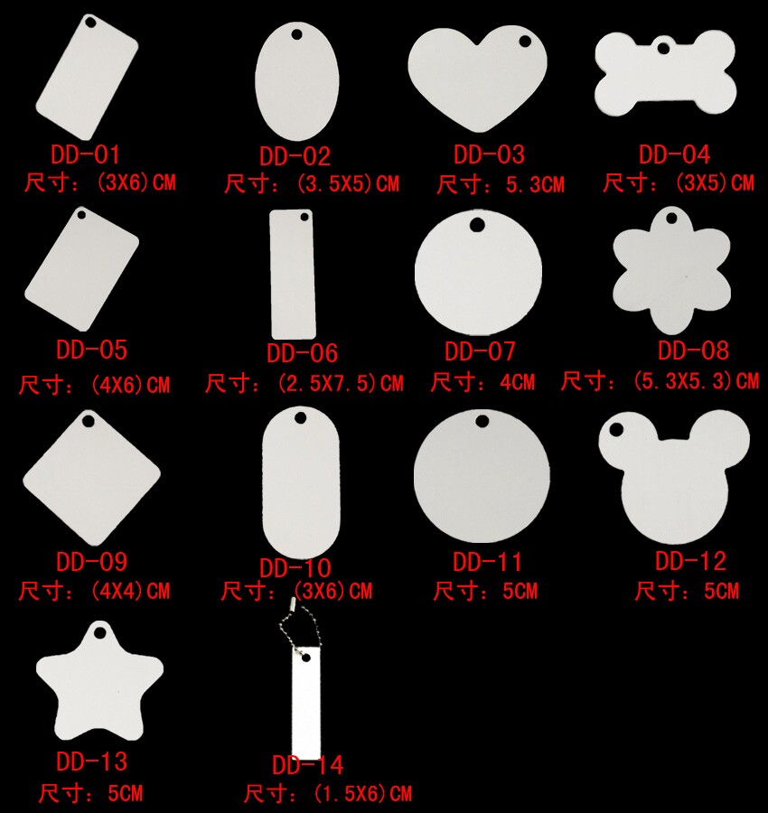 100pcs/lot Blank Sublimation M - огляд і ціна Coaster Sublimation Blank
