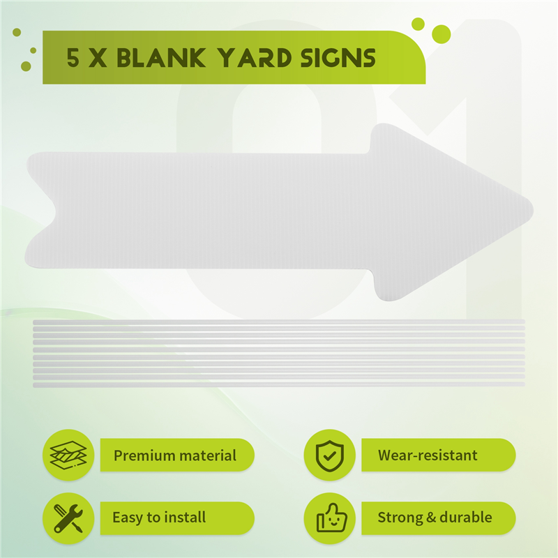 AFOURT-Outdoor Lawn Signs Blan - огляд і ціна Yard Sign Blank