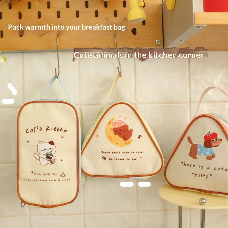 [J] Cute Cartoon Insulated Lun - огляд і ціна Tote Bag Sublimation