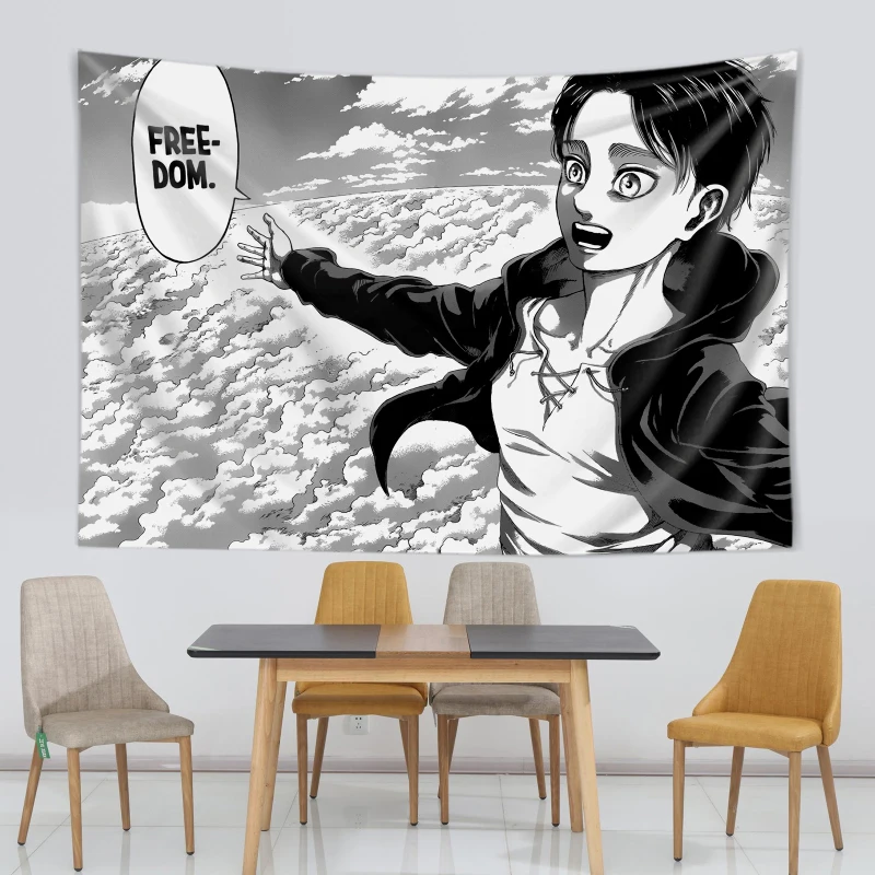 Eren Yeager Freedom Manga Post - огляд і ціна Canvas Wrap Ready
