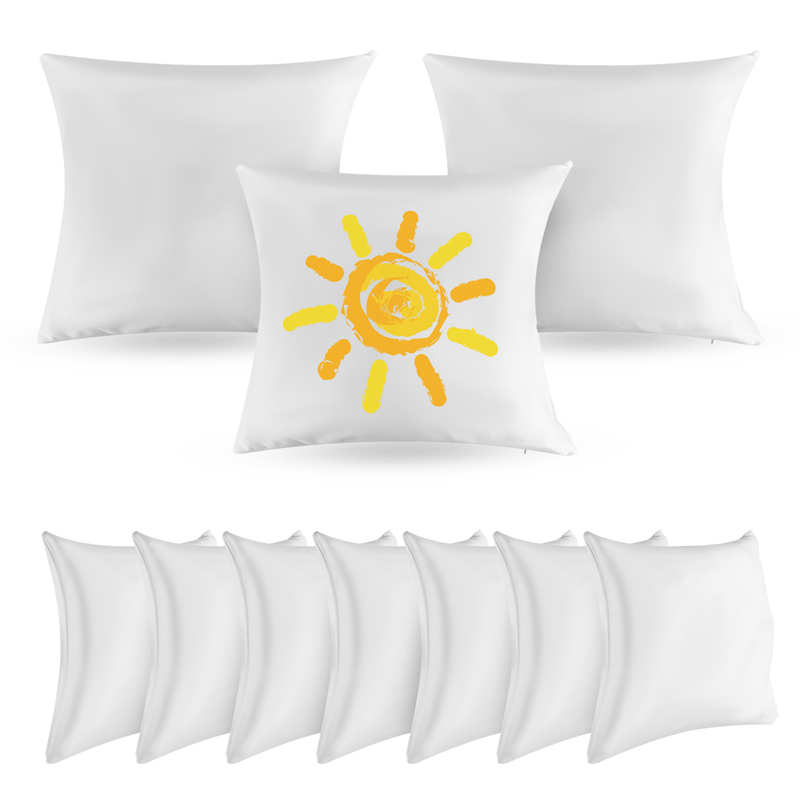 40X40 White Plain Sublimation  - огляд і ціна Pillow Cover Sublimation