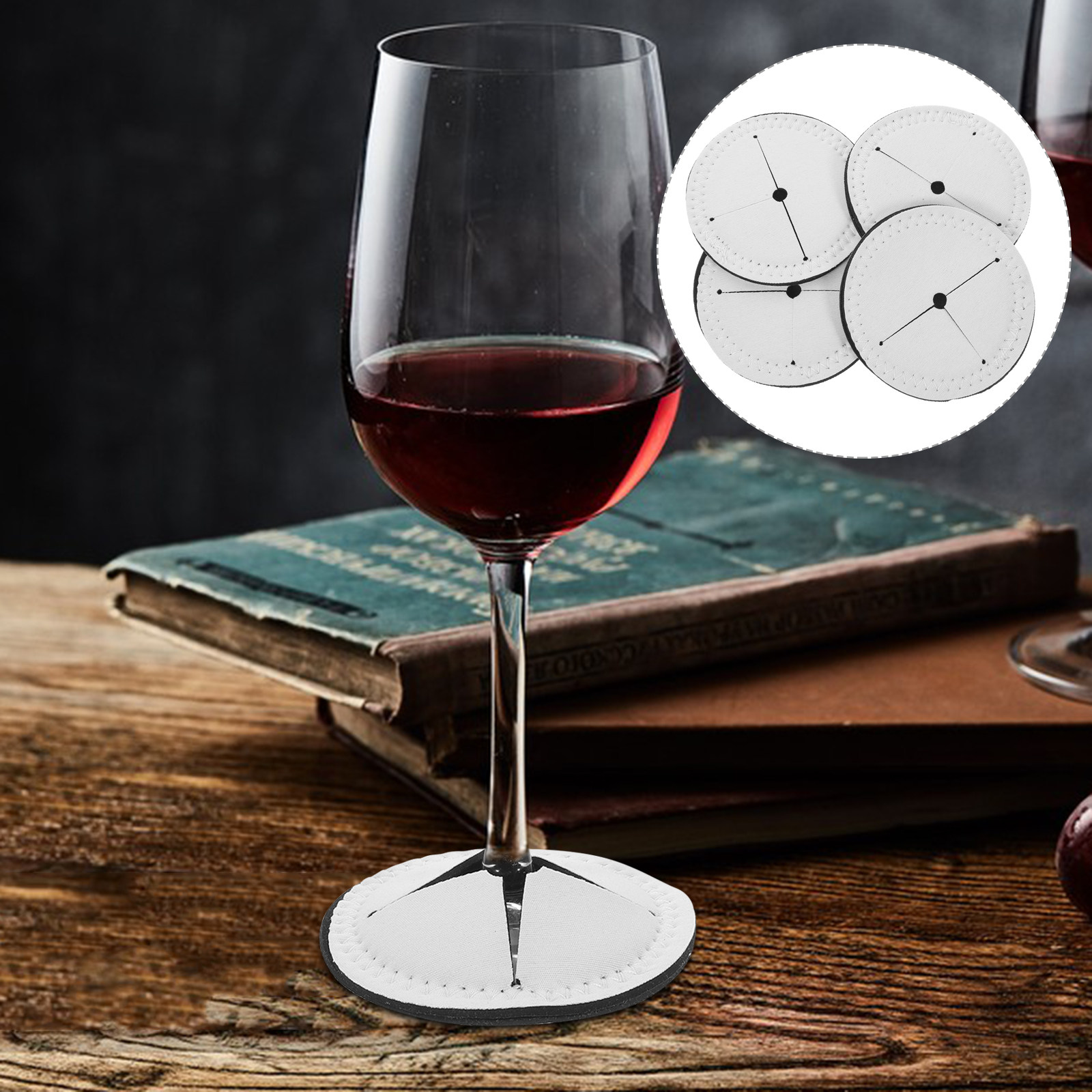 4Pcs Sublimation Cup Coasters  - огляд і ціна Coaster Sublimation Blank