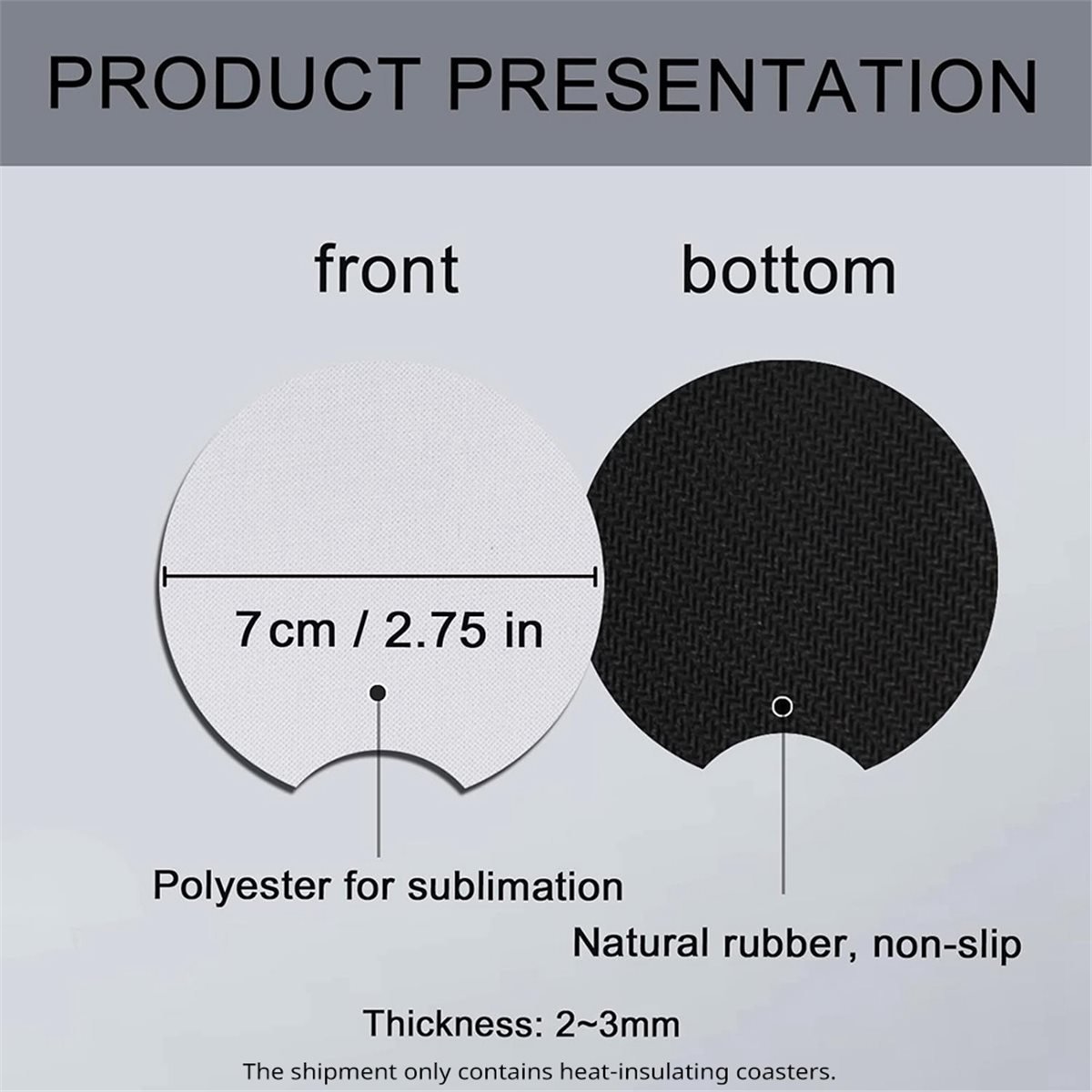 Budget-Friendly-Bulk Sublimati - огляд і ціна Coaster Sublimation Blank