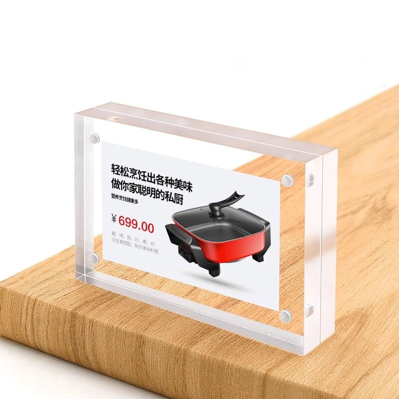 5 PCS 90x55mm Magnetic Acrylic - огляд і ціна Photo Acrylic Block