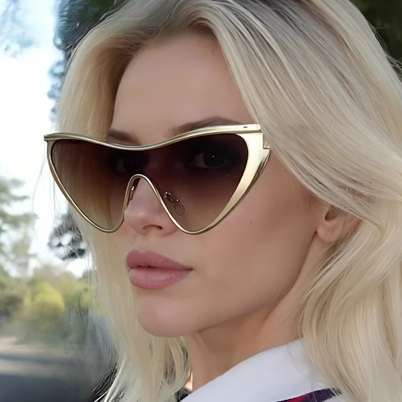 Rimless Y2K Style Sunglasses R - огляд і ціна Metal Photo Panel