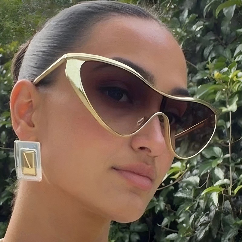 Rimless Y2K Style Sunglasses R - огляд і ціна Metal Photo Panel