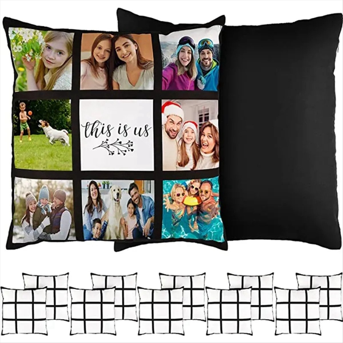 A75K 6Pcs Sublimation Blank Pa - огляд і ціна Pillow Cover Sublimation