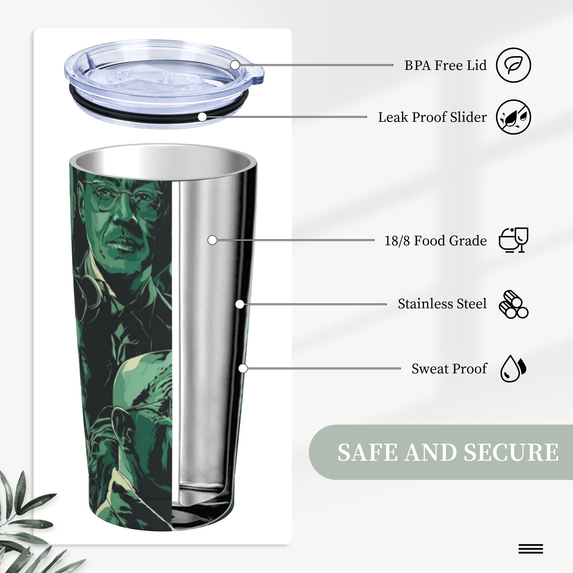 Breaking Bad Walter White Insu - огляд і ціна Tumbler 20Oz White