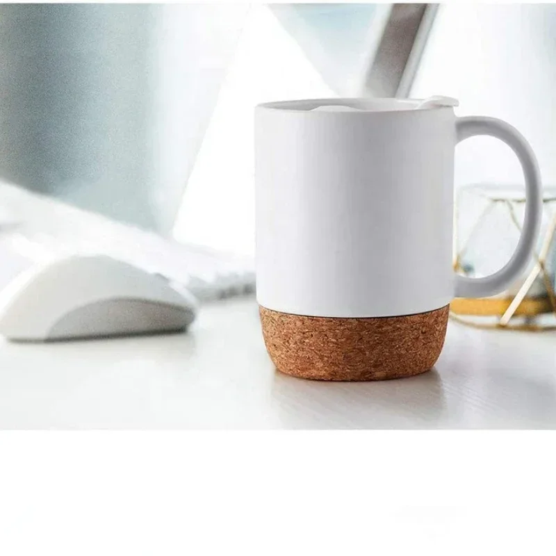 Coffee Mug with Cork Base Bott - огляд і ціна Sublimation Mug White