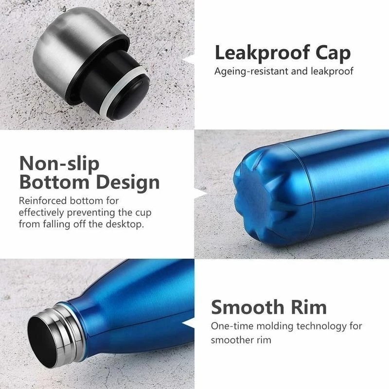 350/500/750/1000ml Stainles St - огляд і ціна Water Bottle Blank