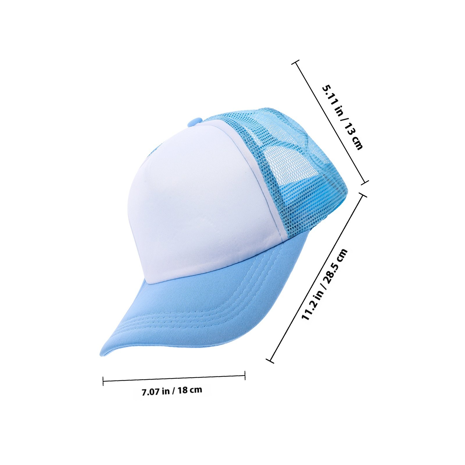 10Pcs Blank Mesh Baseball Caps - огляд і ціна Hat Sublimation Blank