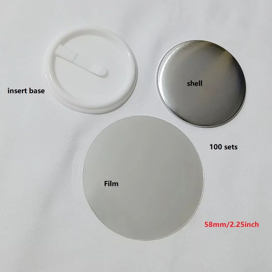 100pcs 58mm 2.25inch Insert bu - огляд і ціна Button Badge Blank