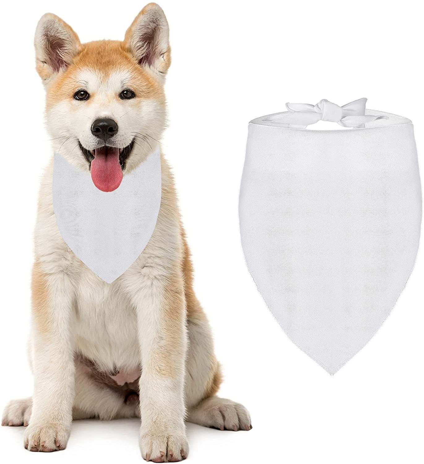 100 Pieces Sublimation Blank D - огляд і ціна Bandana Blank White