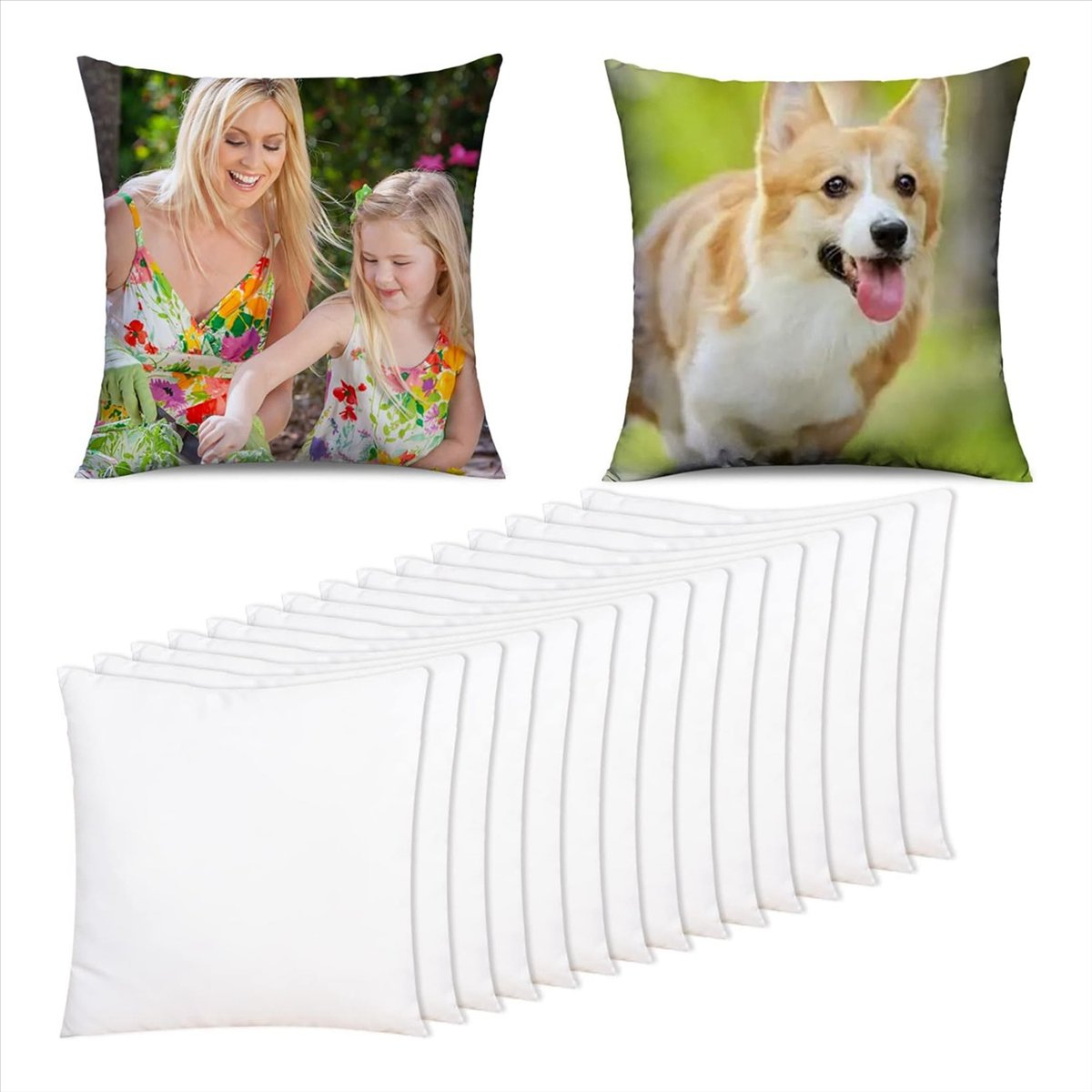ABZT 15 Pcs Sublimation Blanks - огляд і ціна Pillow Cover Sublimation