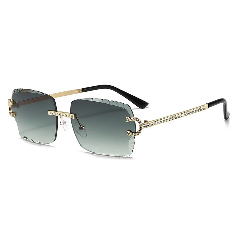 Fashion Rimless Square Sunglas - огляд і ціна Metal Photo Panel
