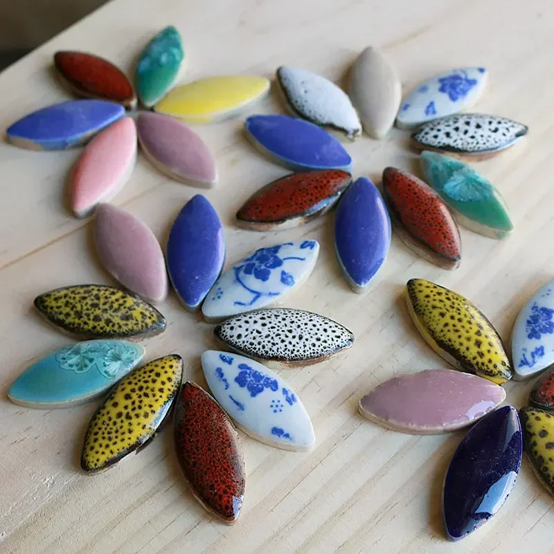 100g Mix color Irregular Ceram - огляд і ціна Ceramic Tile Blank