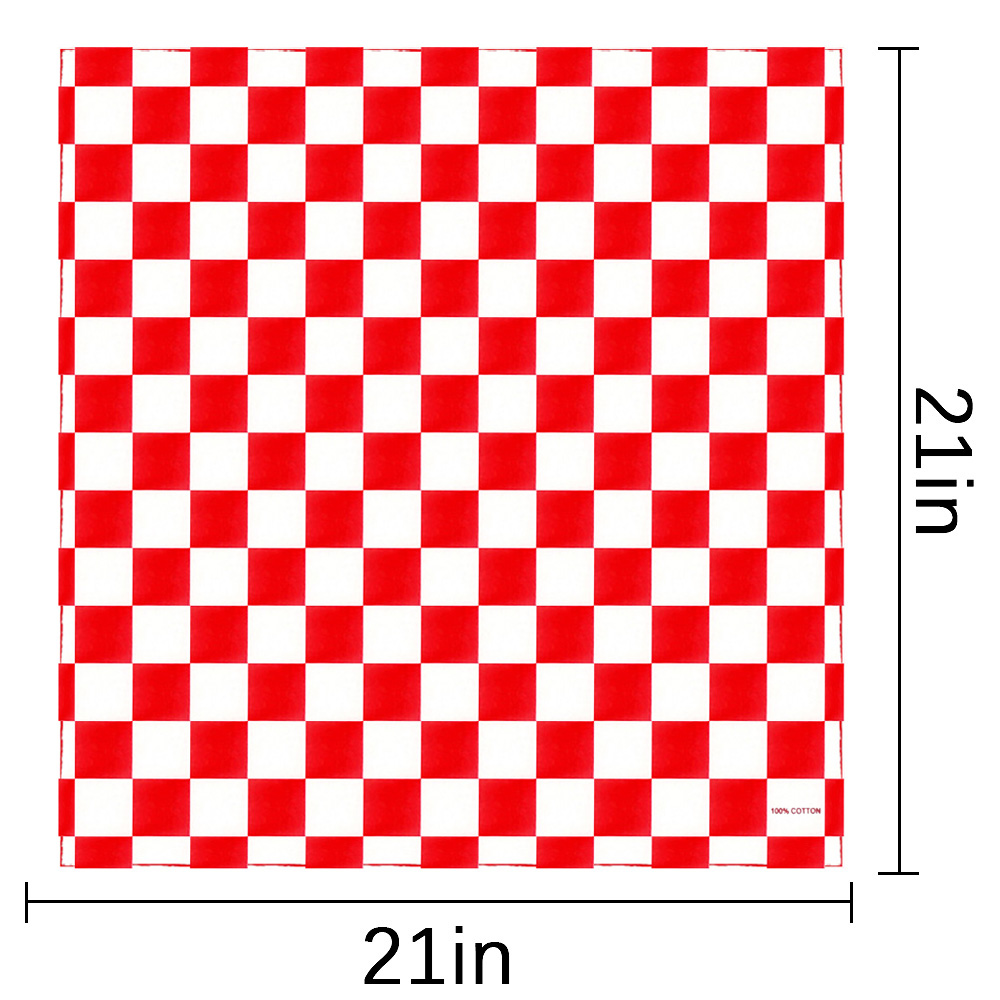 Bandana Checkered Flag Auto Ra - огляд і ціна Bandana Blank White