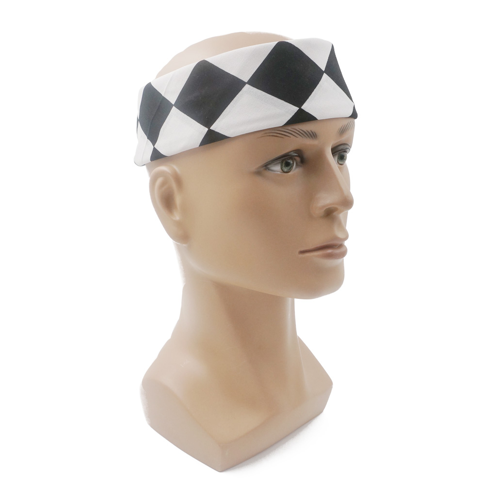 Bandana Checkered Flag Auto Ra - огляд і ціна Bandana Blank White