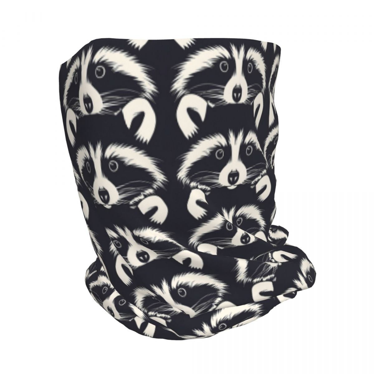 Black And White Raccoon Face P - огляд і ціна Bandana Blank White