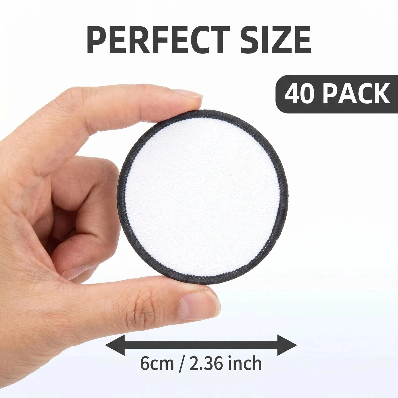 40 PCs Sublimation Patches Clo - огляд і ціна Hat Sublimation Blank
