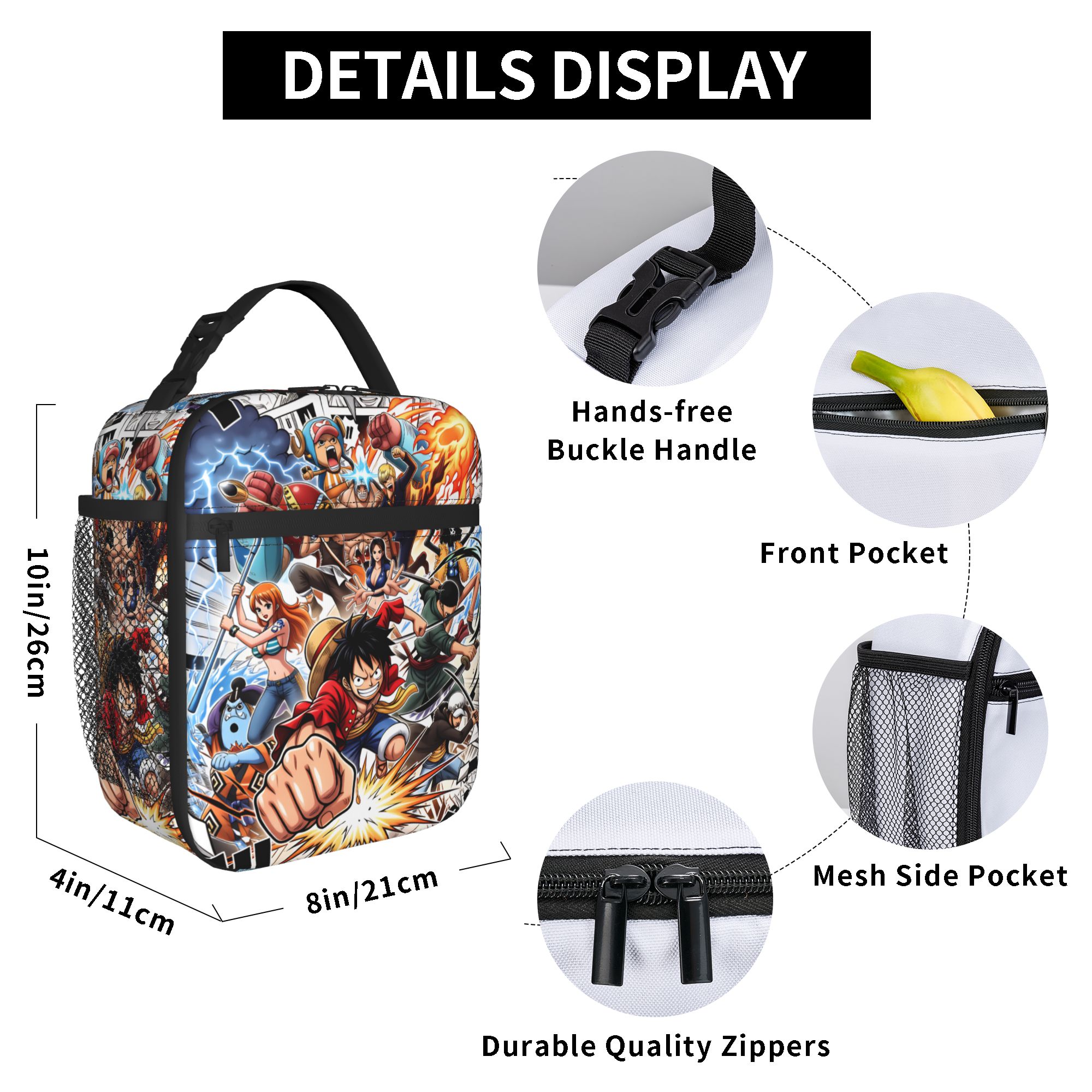 One P-Pieces Luffys Insulated  - огляд і ціна Tote Bag Sublimation