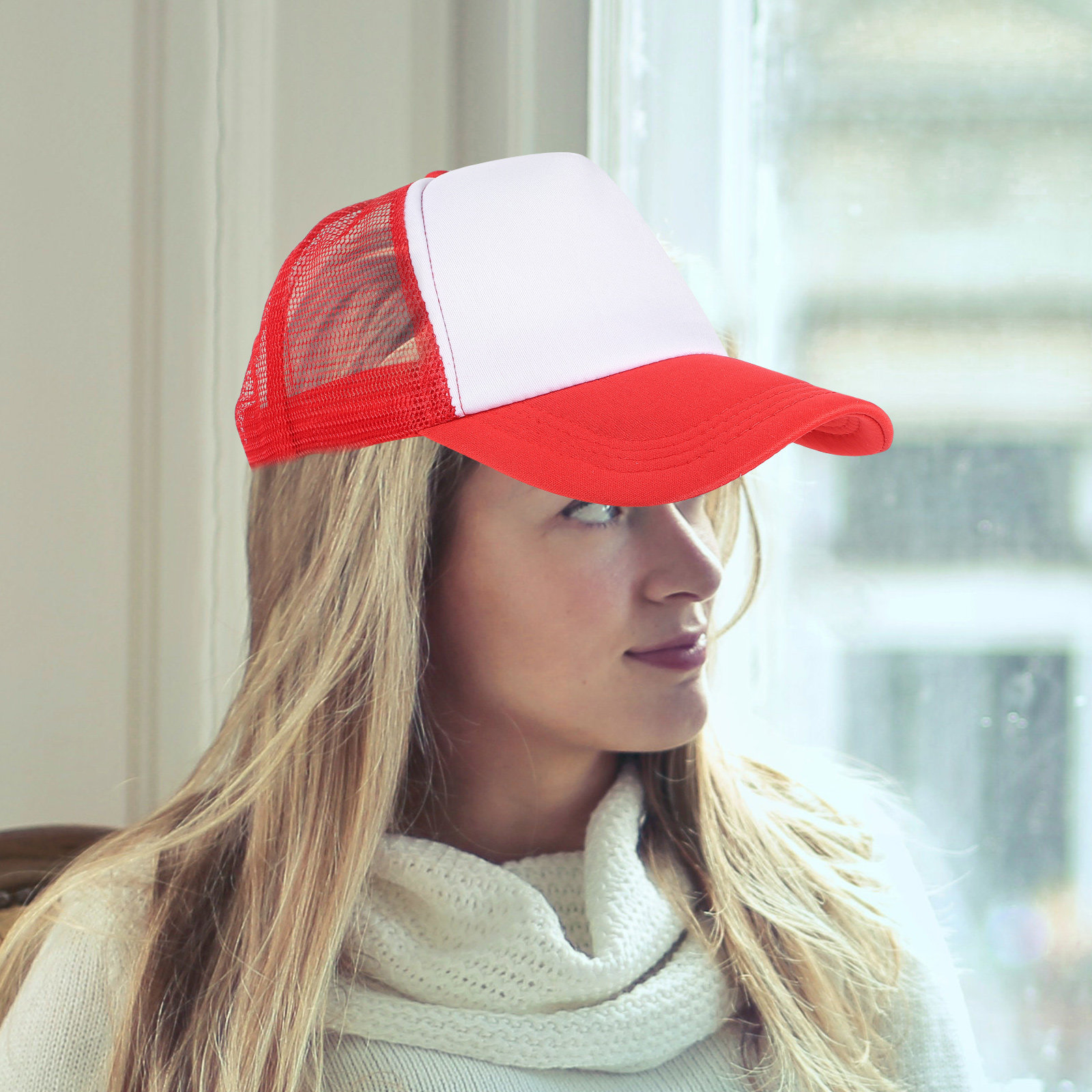 10Pcs Blank Mesh Baseball Caps - огляд і ціна Hat Sublimation Blank